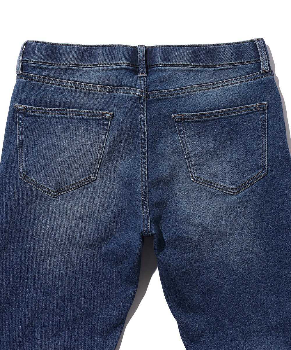 フリースライニングストレッチデニム