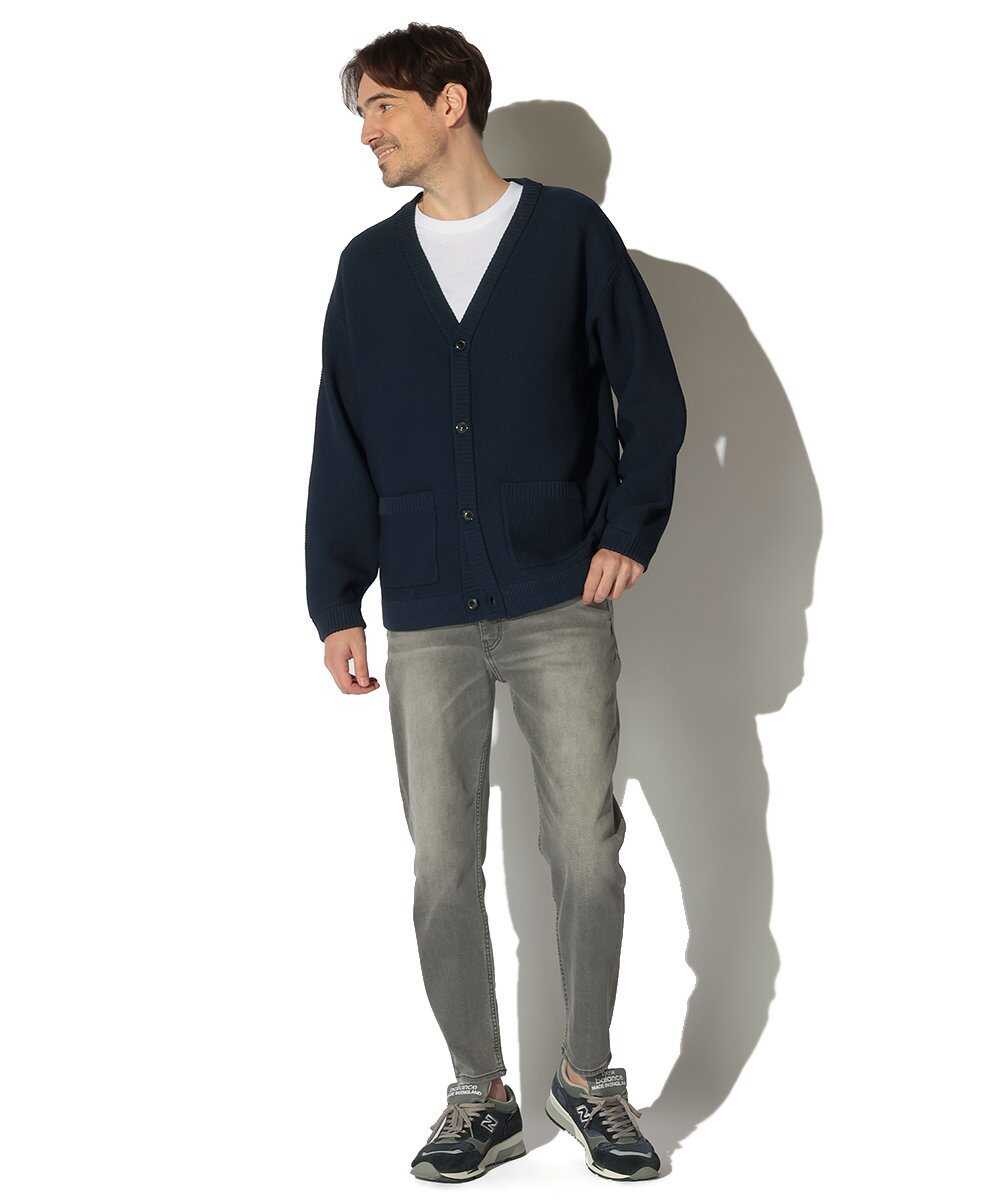 ウォッシャブルニットカーディガン