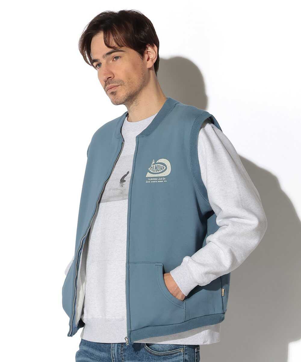 裏地ワッフル スウェットベスト