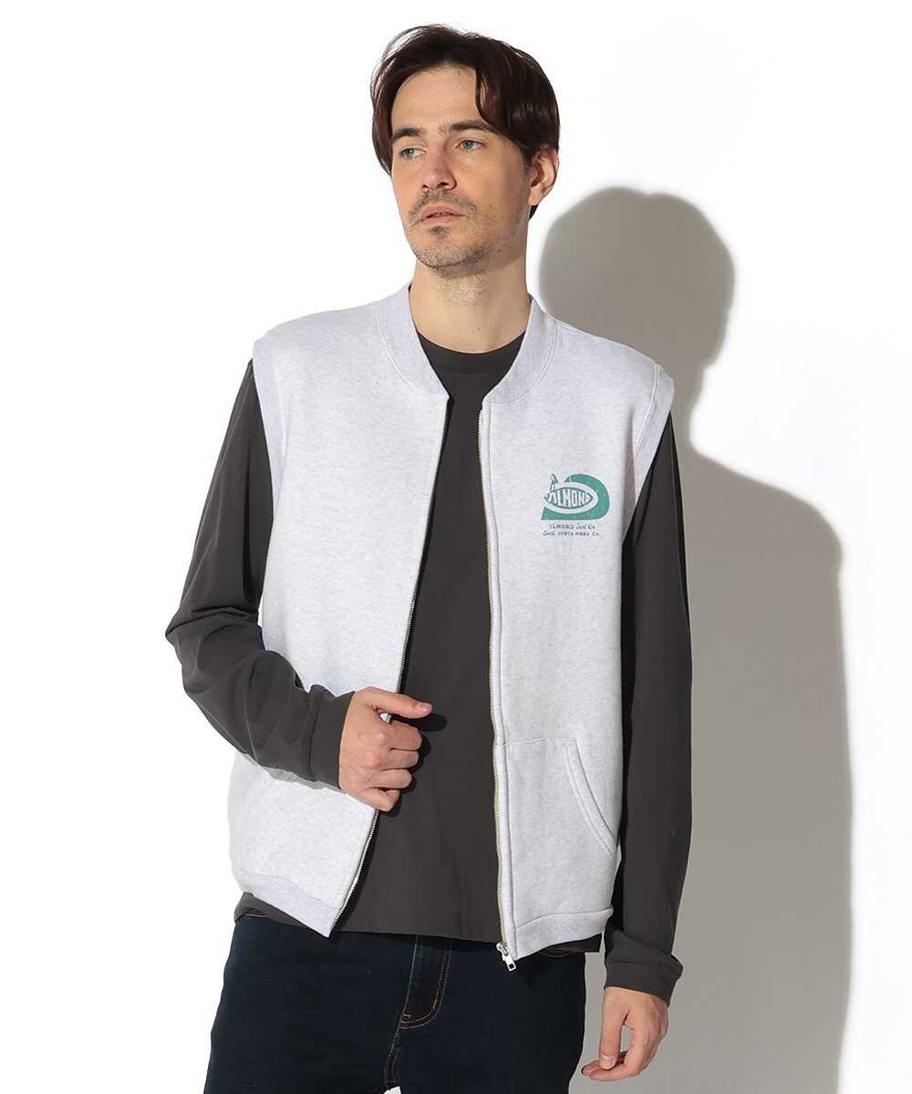 裏地ワッフル スウェットベスト