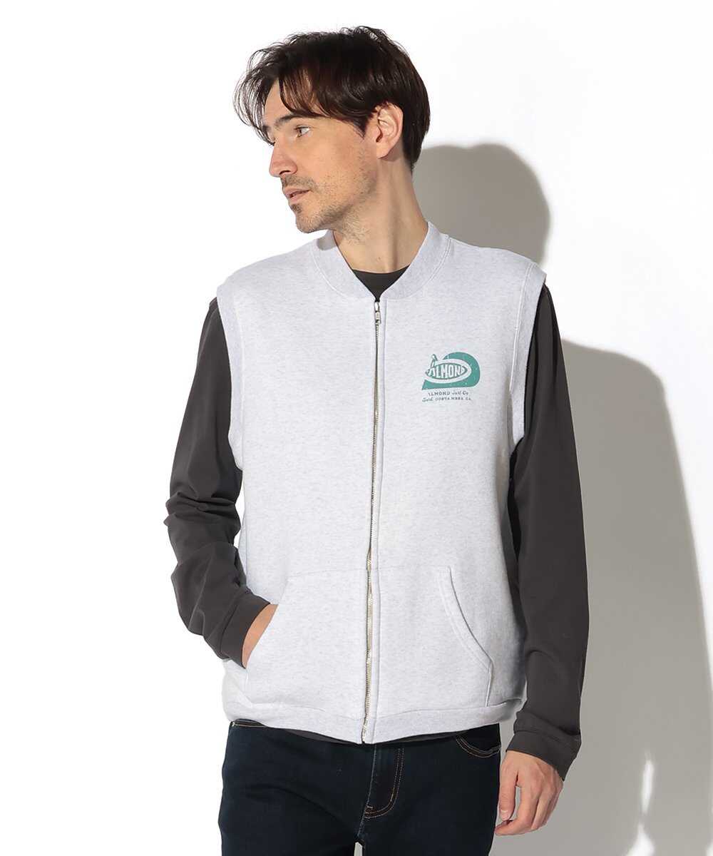 裏地ワッフル スウェットベスト