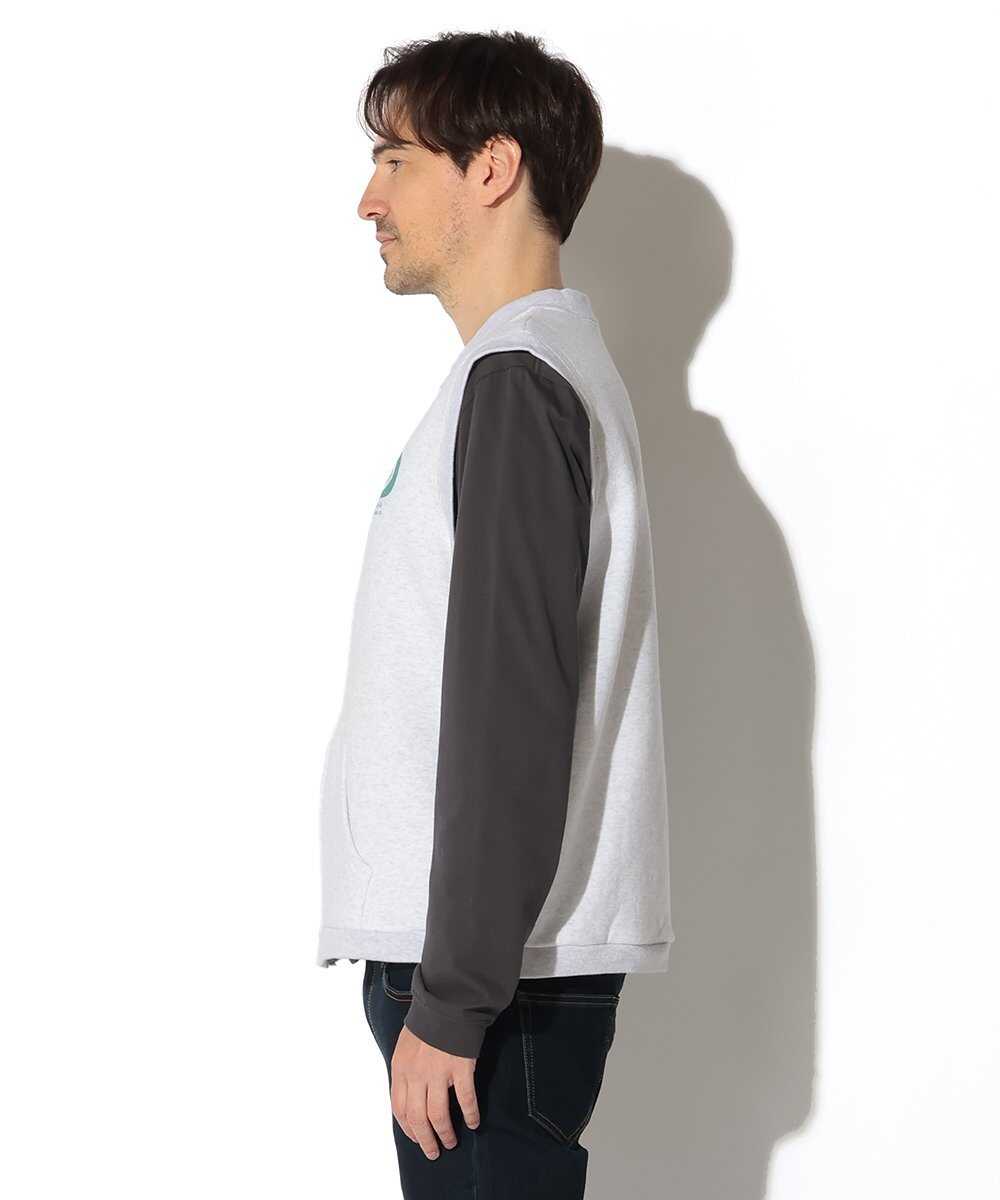 裏地ワッフル スウェットベスト