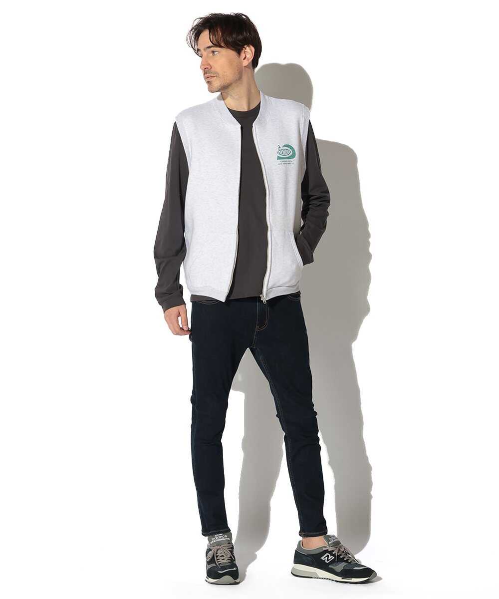 裏地ワッフル スウェットベスト