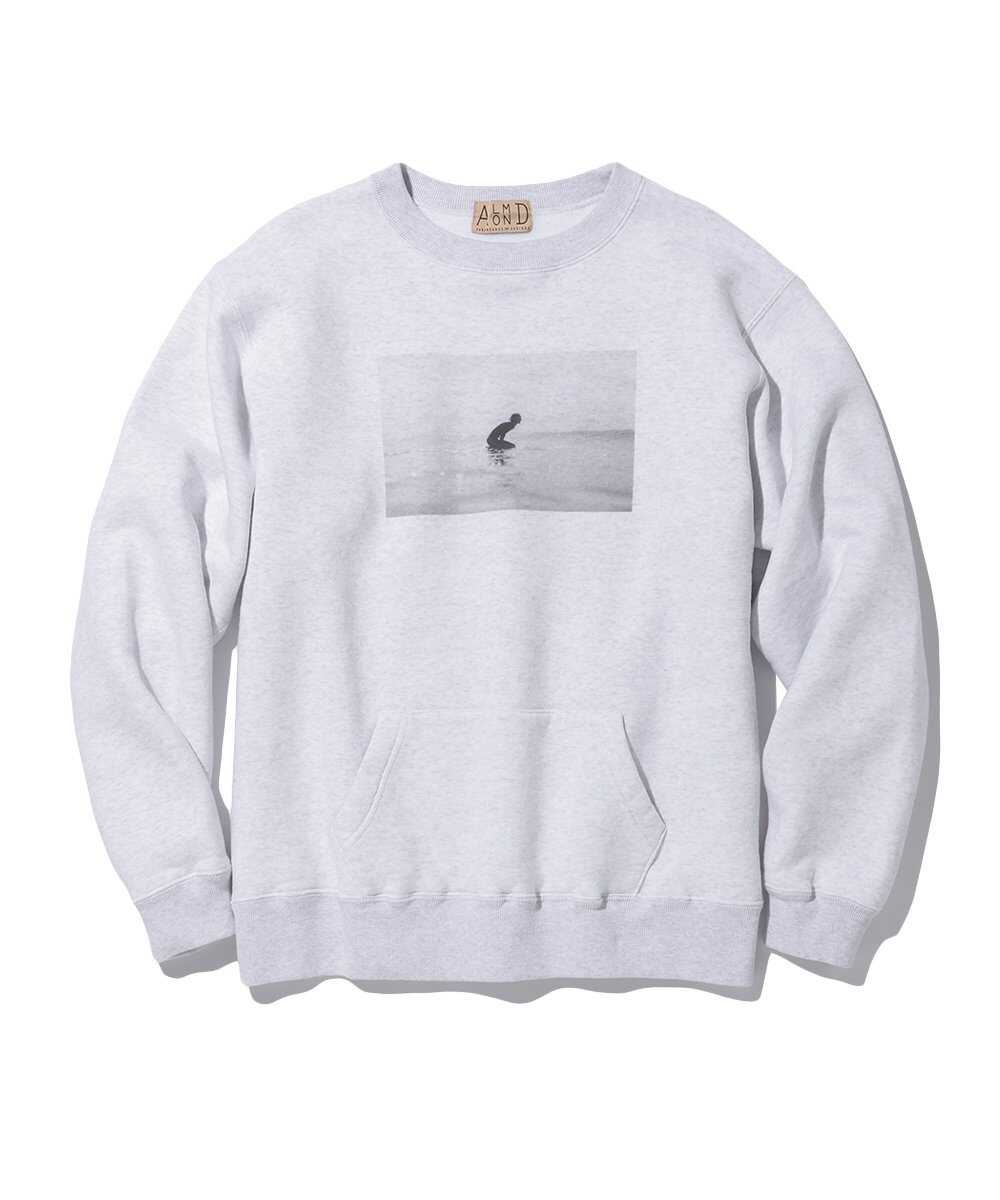 ポケット付き フォトプリントスウェット