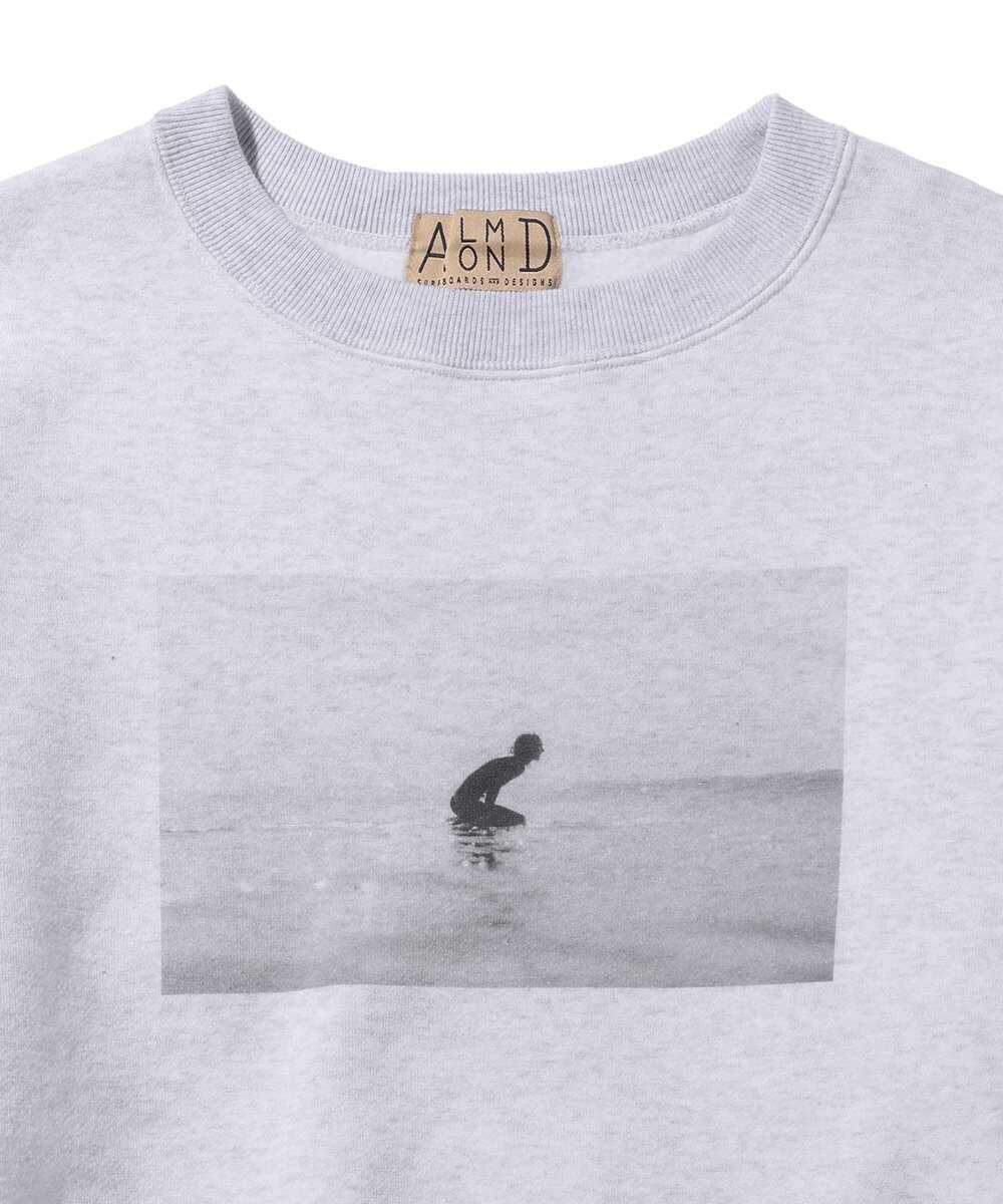 ポケット付き フォトプリントスウェット