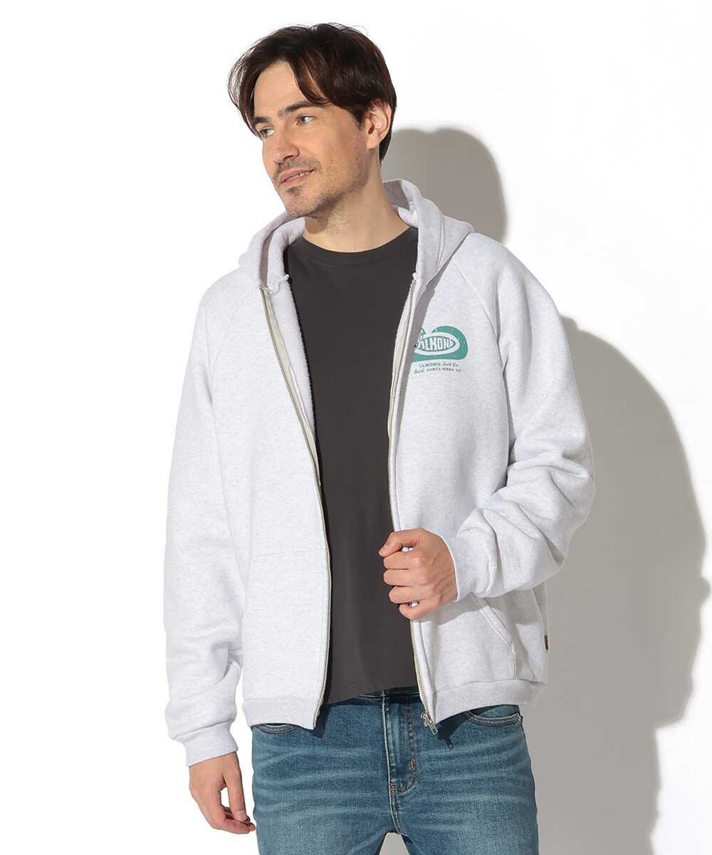 裏起毛 スウェットジップパーカ