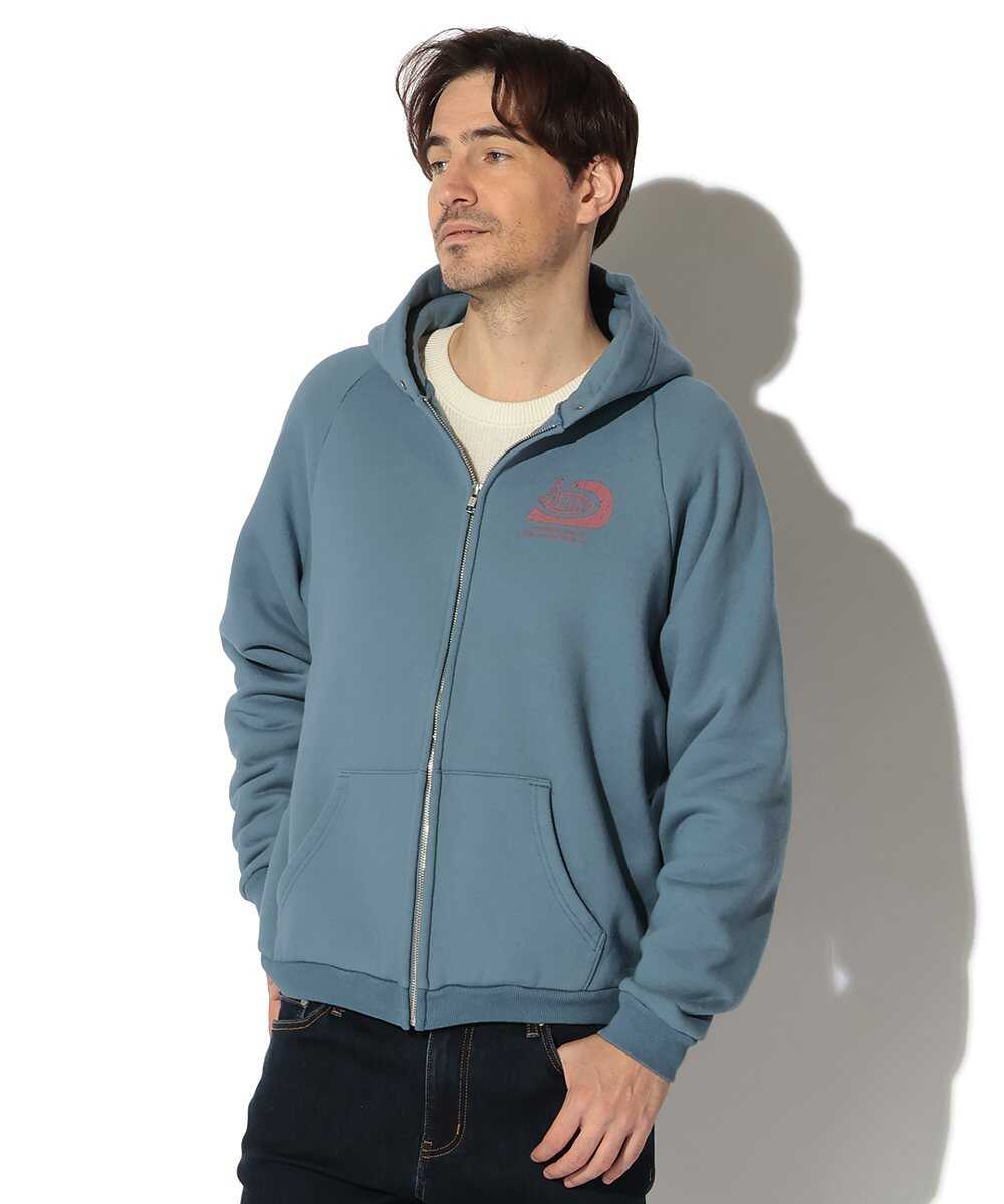 裏起毛 スウェットジップパーカ