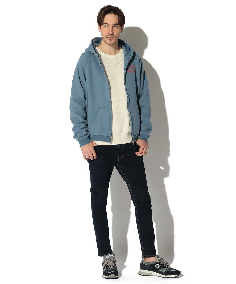 裏起毛 スウェットジップパーカ