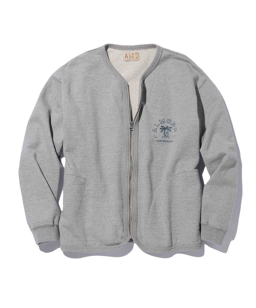 パラダイスロゴ刺繍 ジップスウェットカーディガン