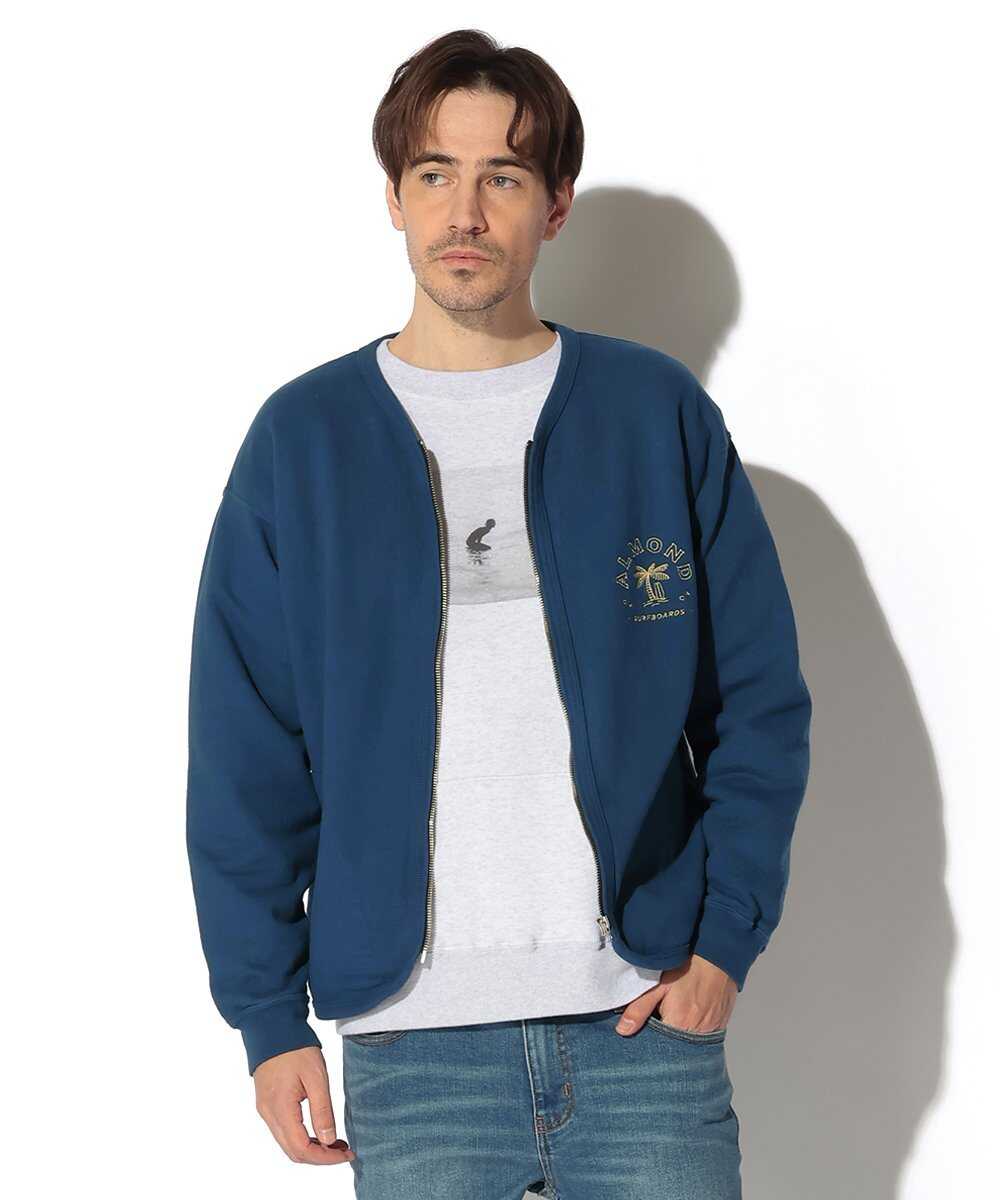 パラダイスロゴ刺繍 ジップスウェットカーディガン