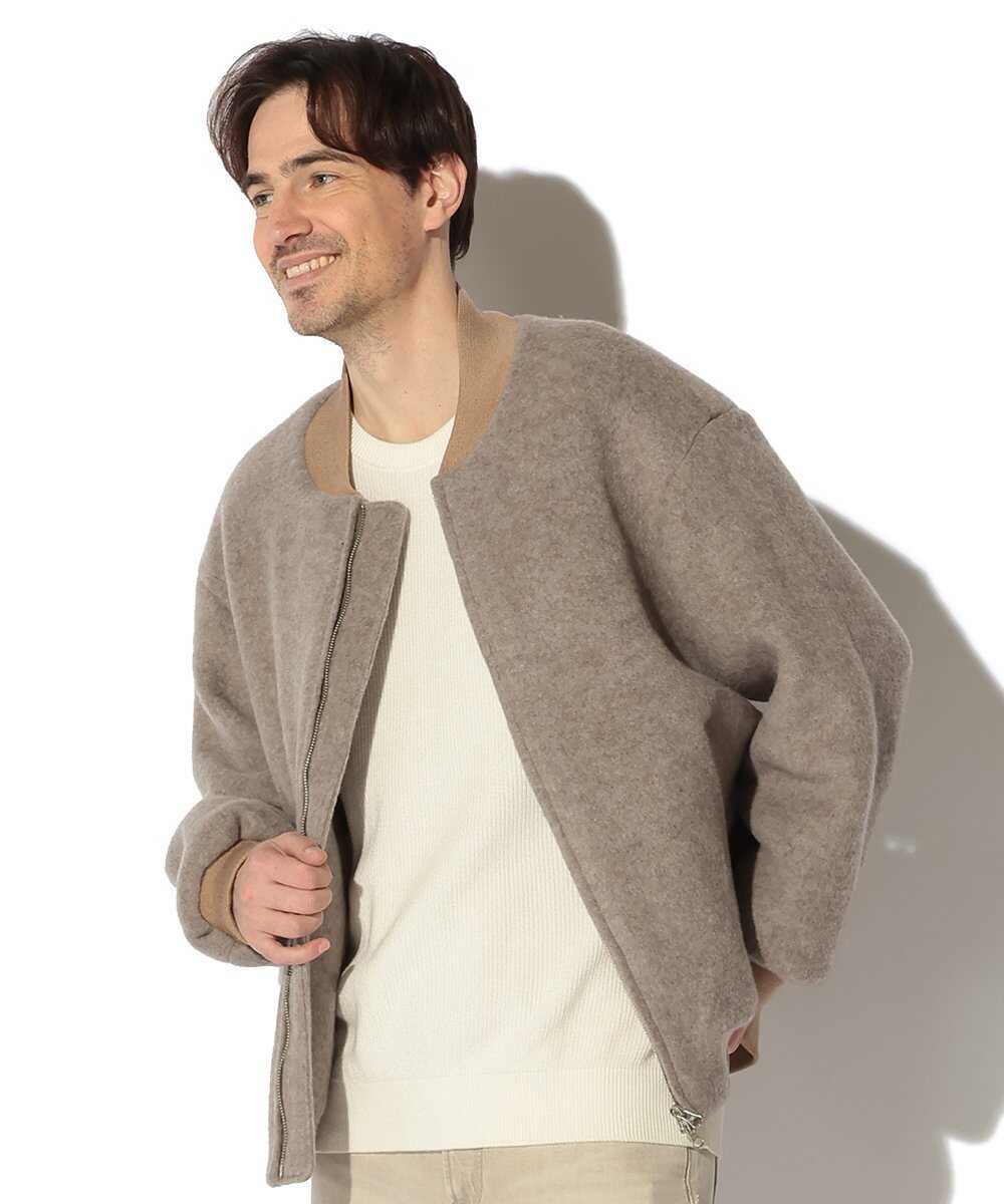 ウールフリース メルトンジャケット