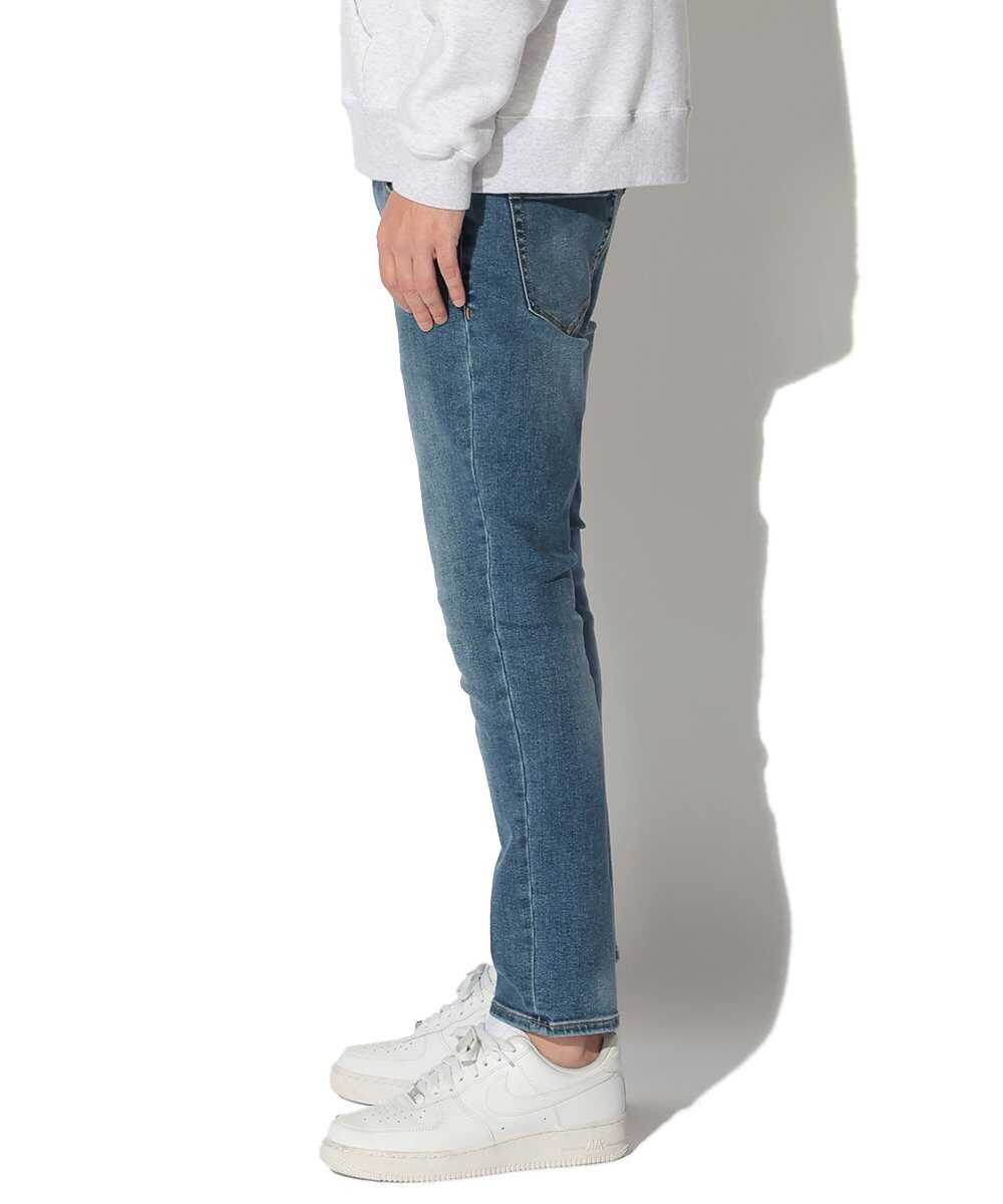 5ポケット スキニーデニムパンツ ユーズドウォッシュ