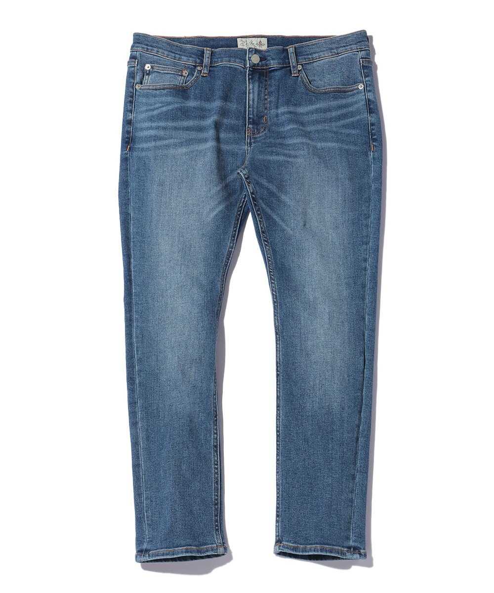 5ポケット スキニーデニムパンツ ユーズドウォッシュ