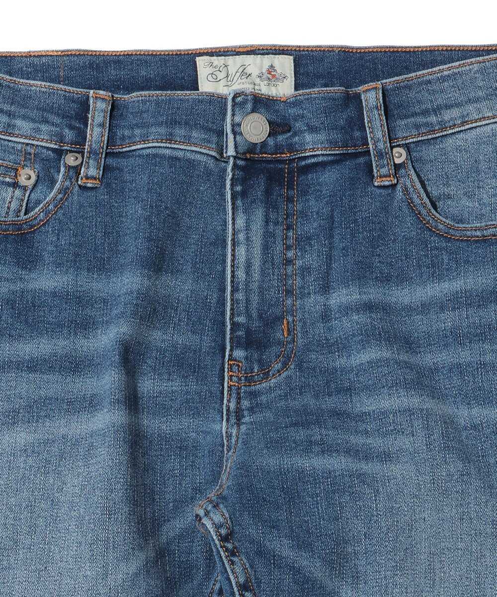 5ポケット スキニーデニムパンツ ユーズドウォッシュ