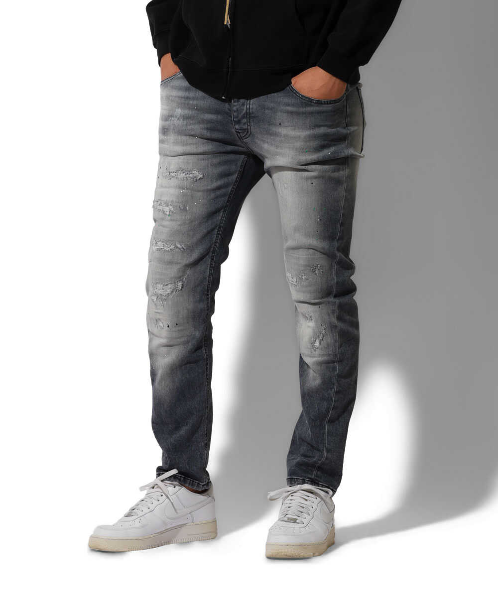 BARRET/バレット ダメージデニムパンツ