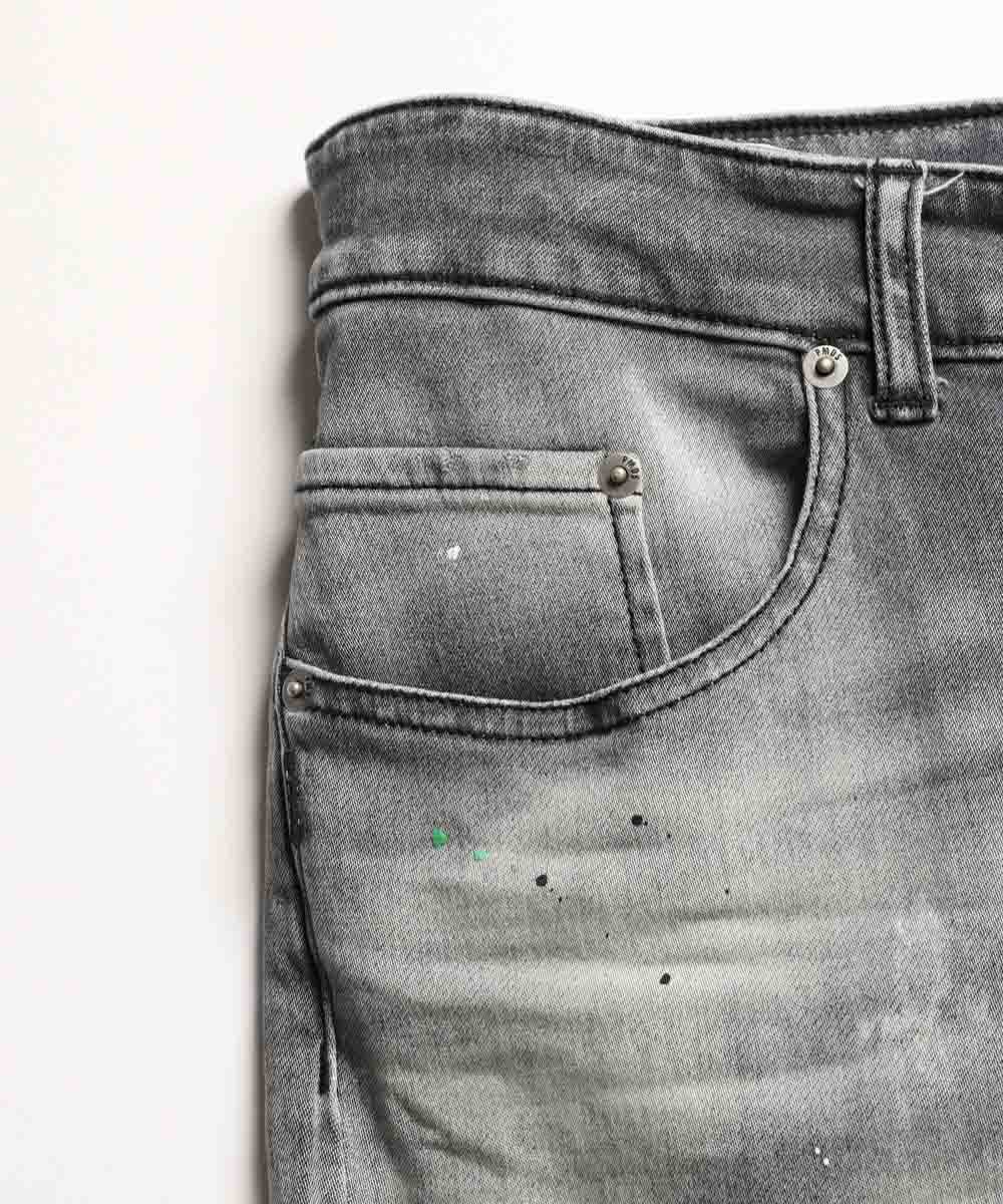 BARRET/バレット ダメージデニムパンツ