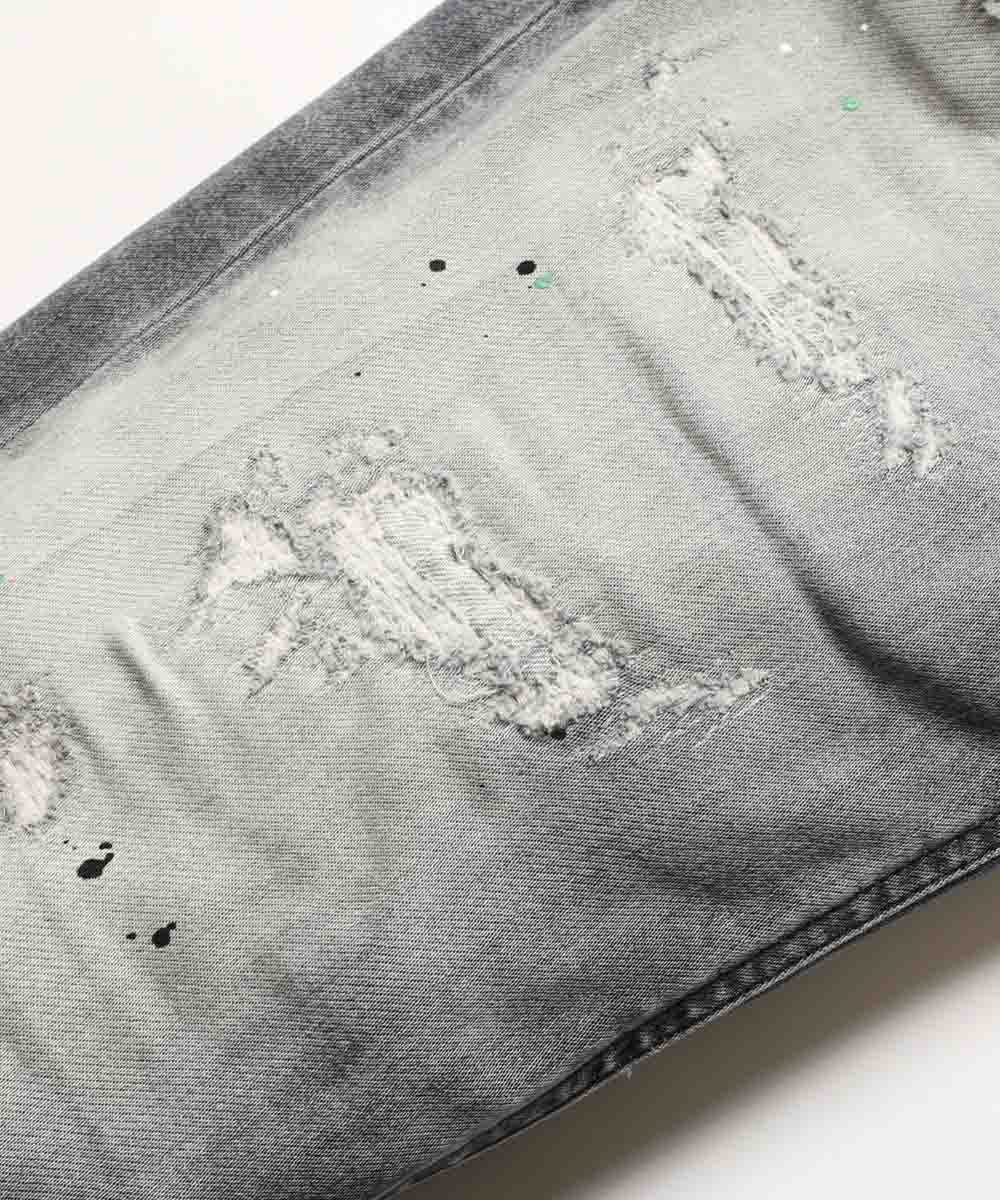 BARRET/バレット ダメージデニムパンツ