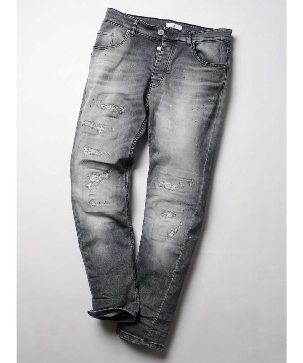 BARRET/バレット ダメージデニムパンツ
