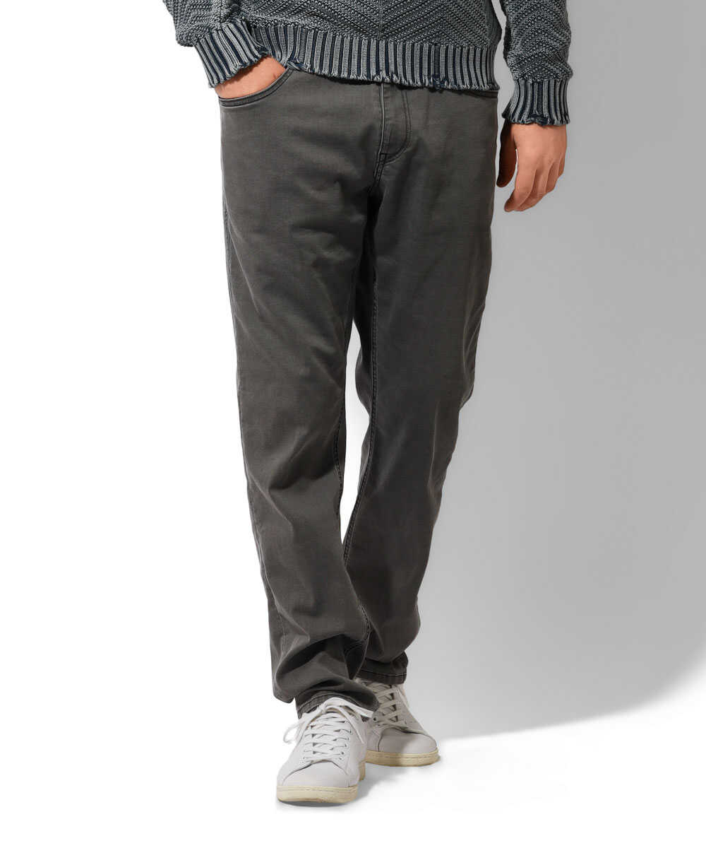 ソフトストレッチ リラックステイパード デニムパンツ