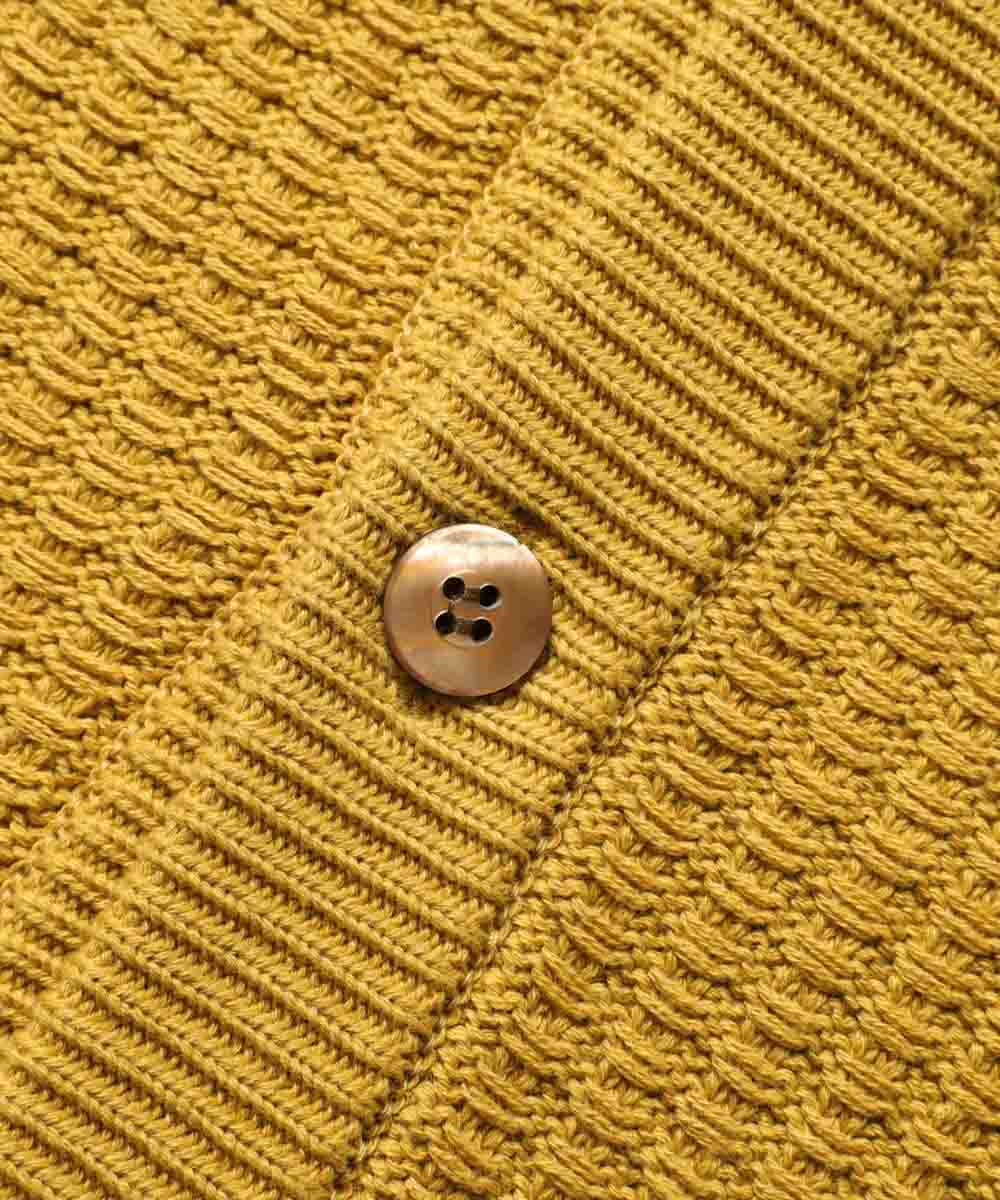 エイヤ コラボ ビッグワッフル ニットカーディガン