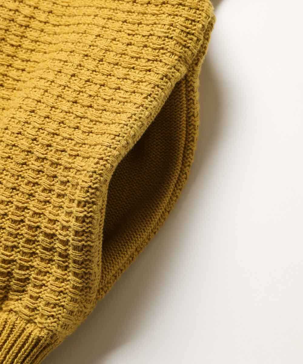 エイヤ コラボ ビッグワッフル ニットカーディガン