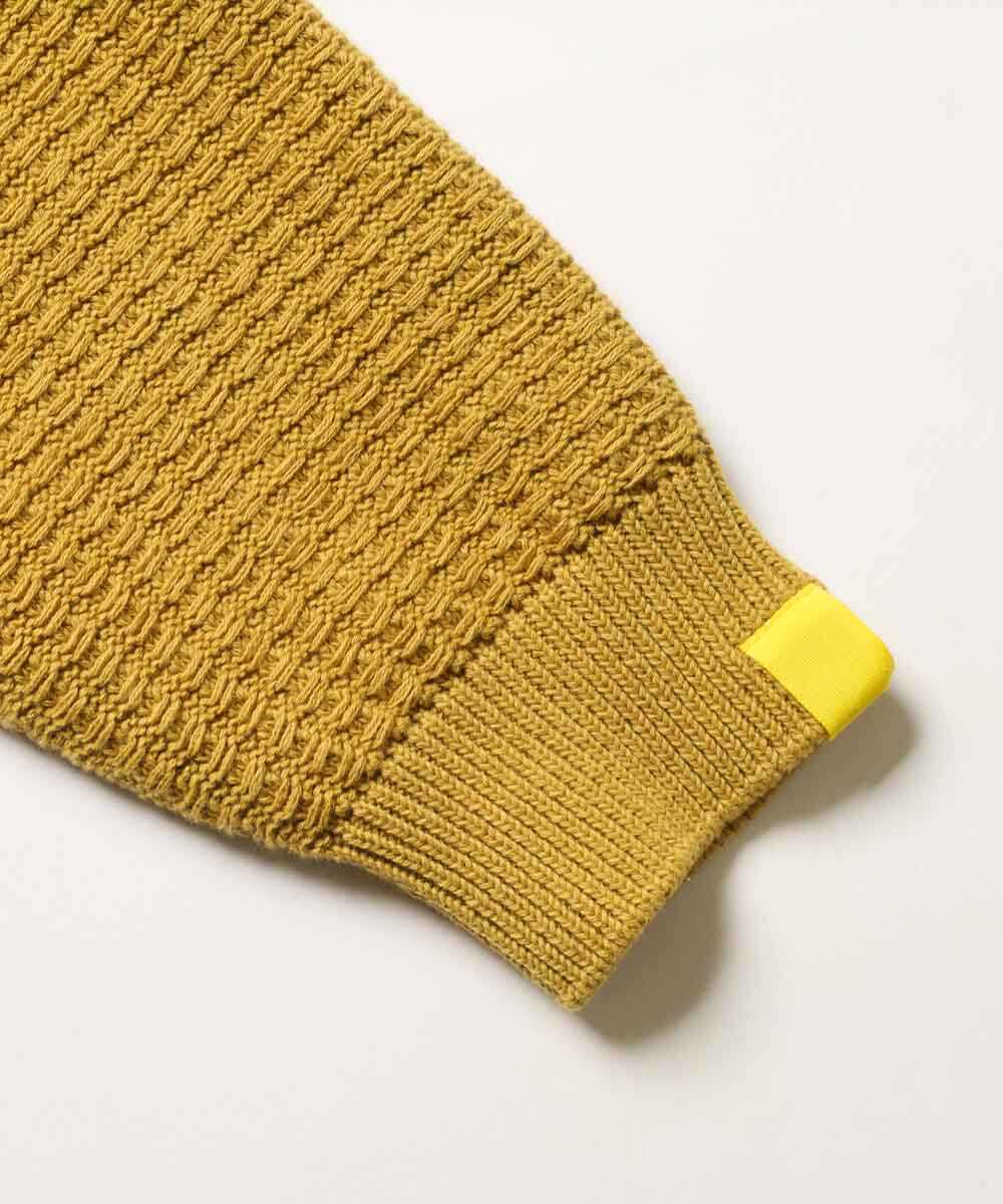 エイヤ コラボ ビッグワッフル ニットカーディガン