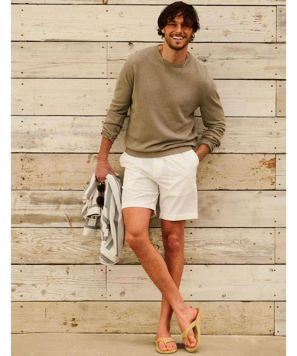 シアサッカーショーツ