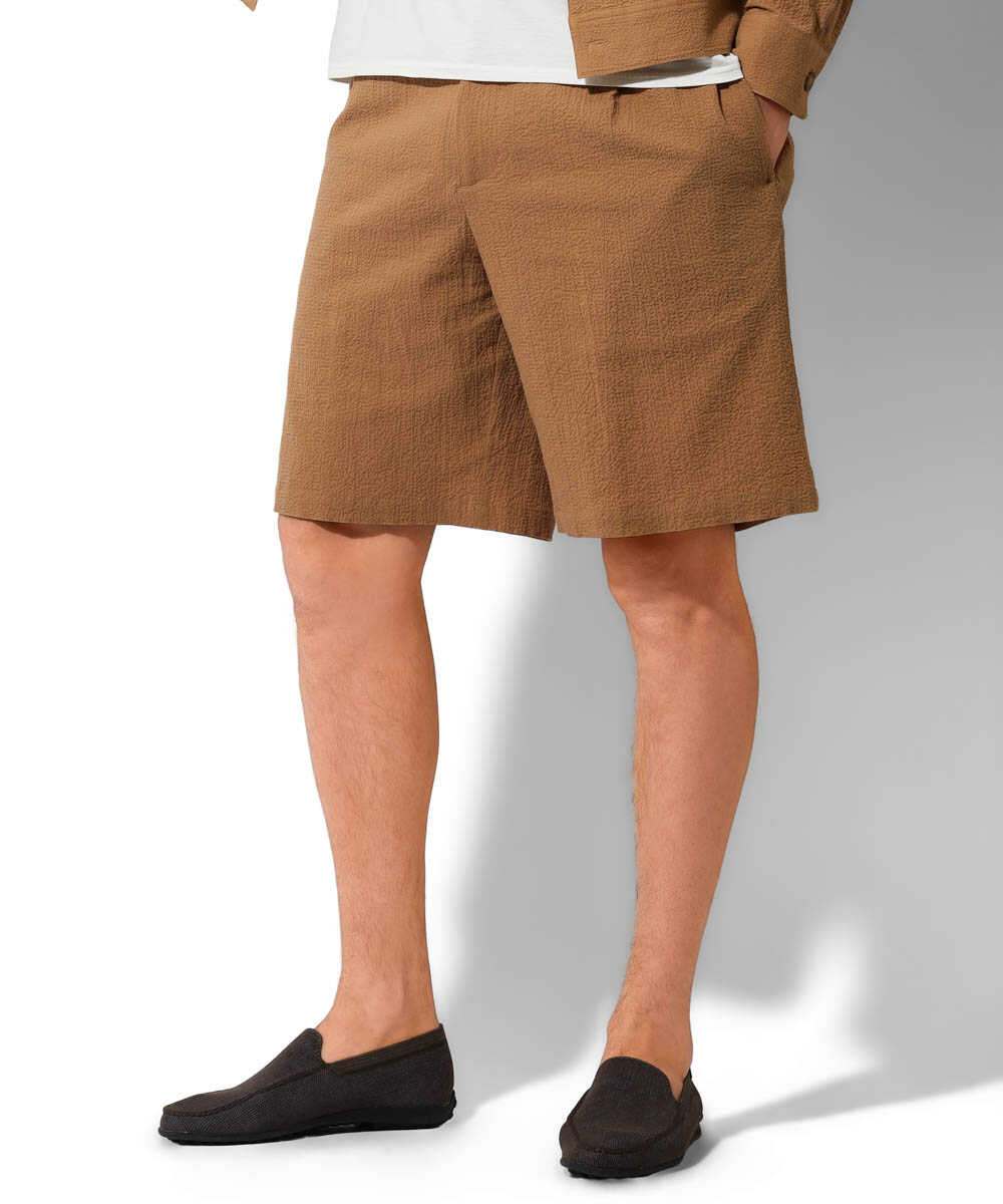 シアサッカーショーツ