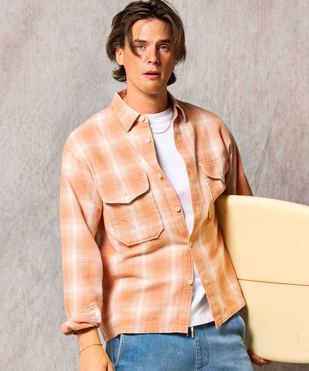 CPO チェックシャツ