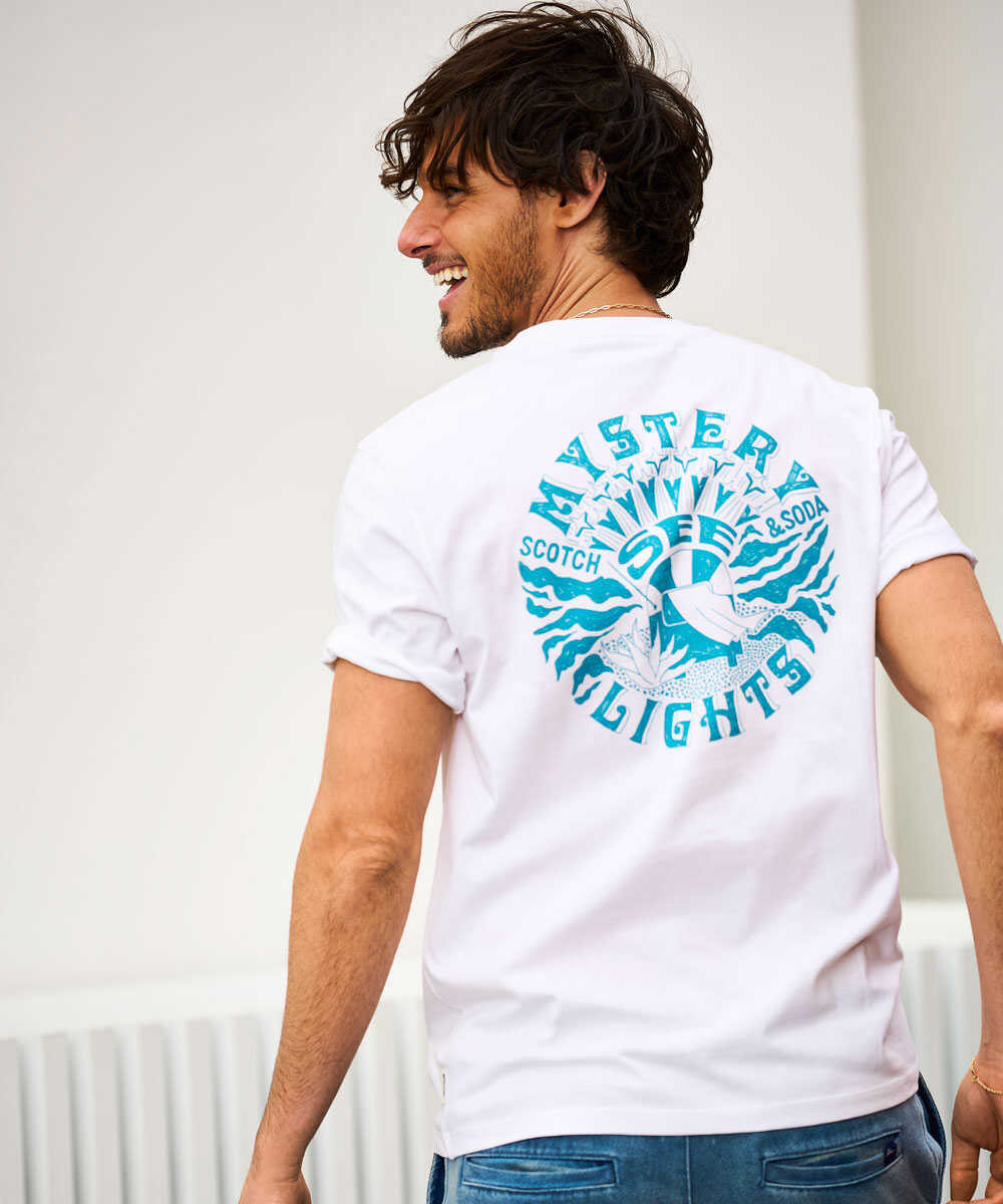 バックプリントTシャツ