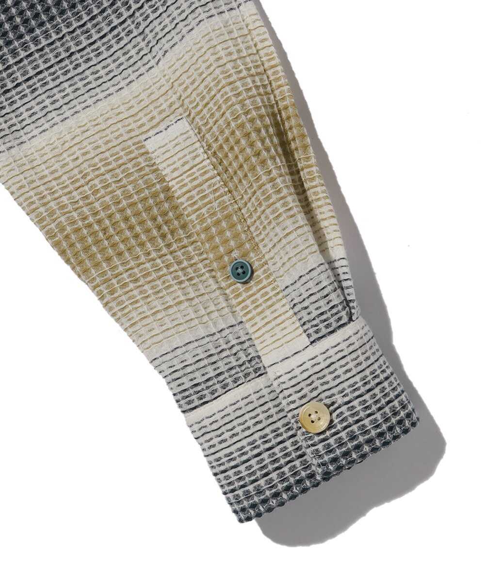 ワッフルシャツジャケット