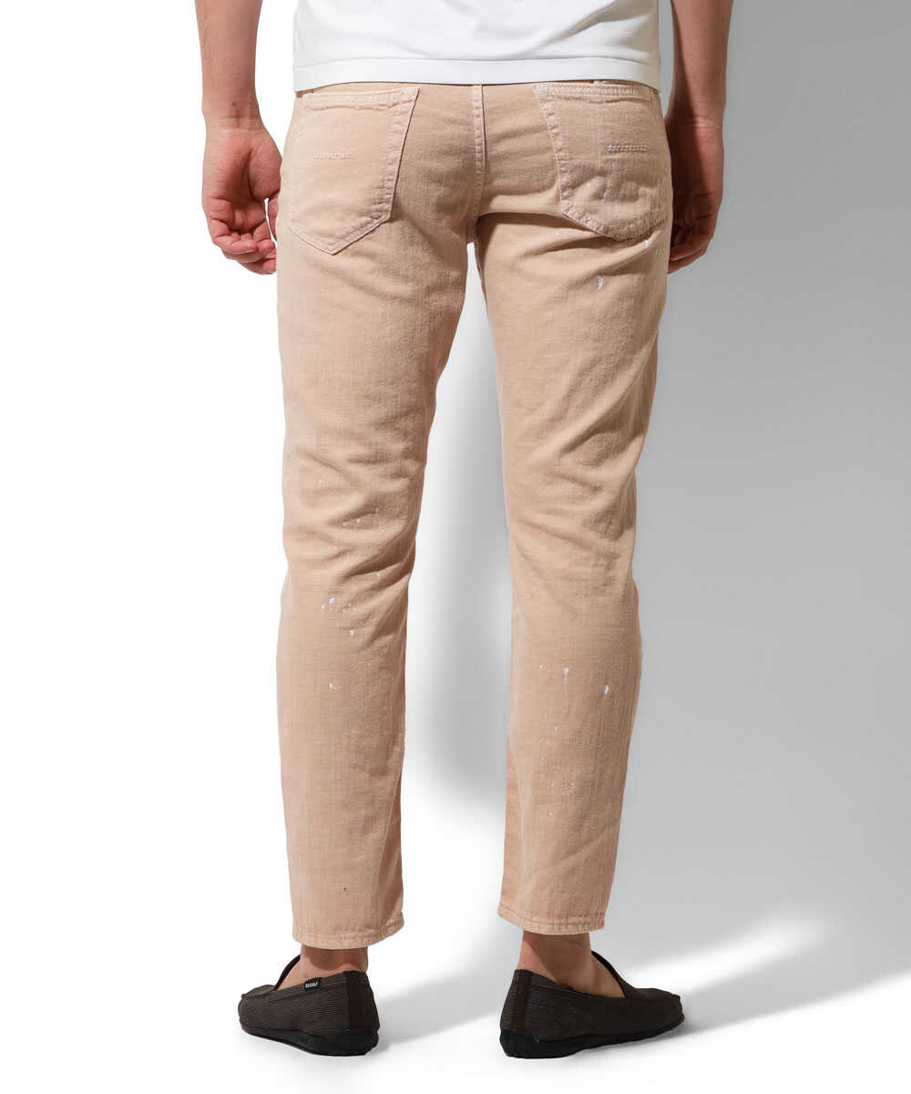 別注限定 ペイント加工 リゾートジーンズ デニムパンツ