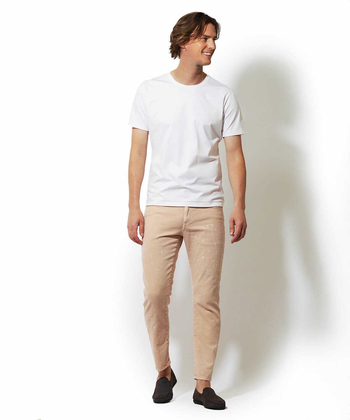 別注限定 ペイント加工 リゾートジーンズ デニムパンツ