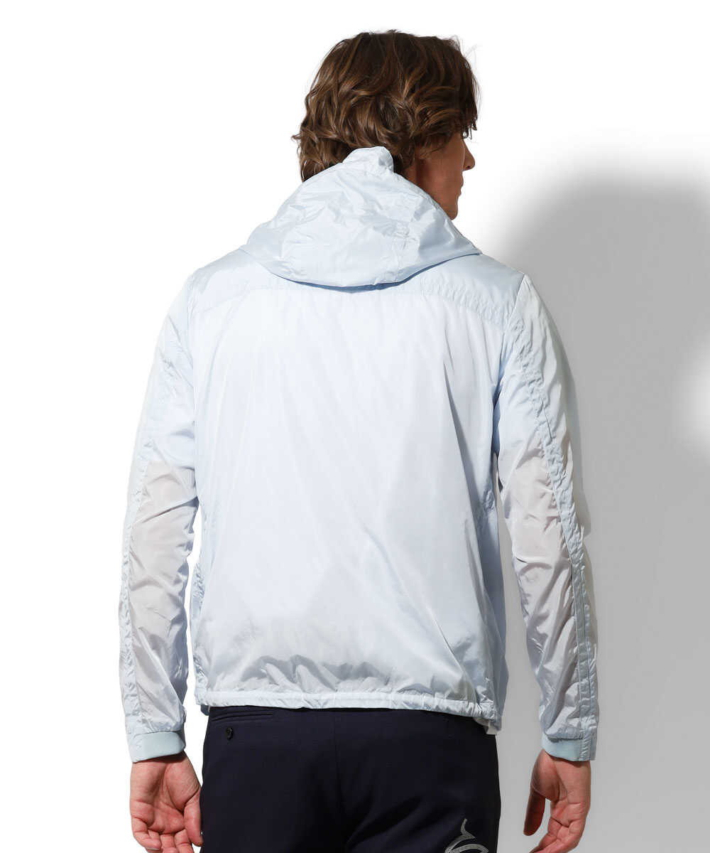 LULIO/ルーリオ フード付きジップアップブルゾン