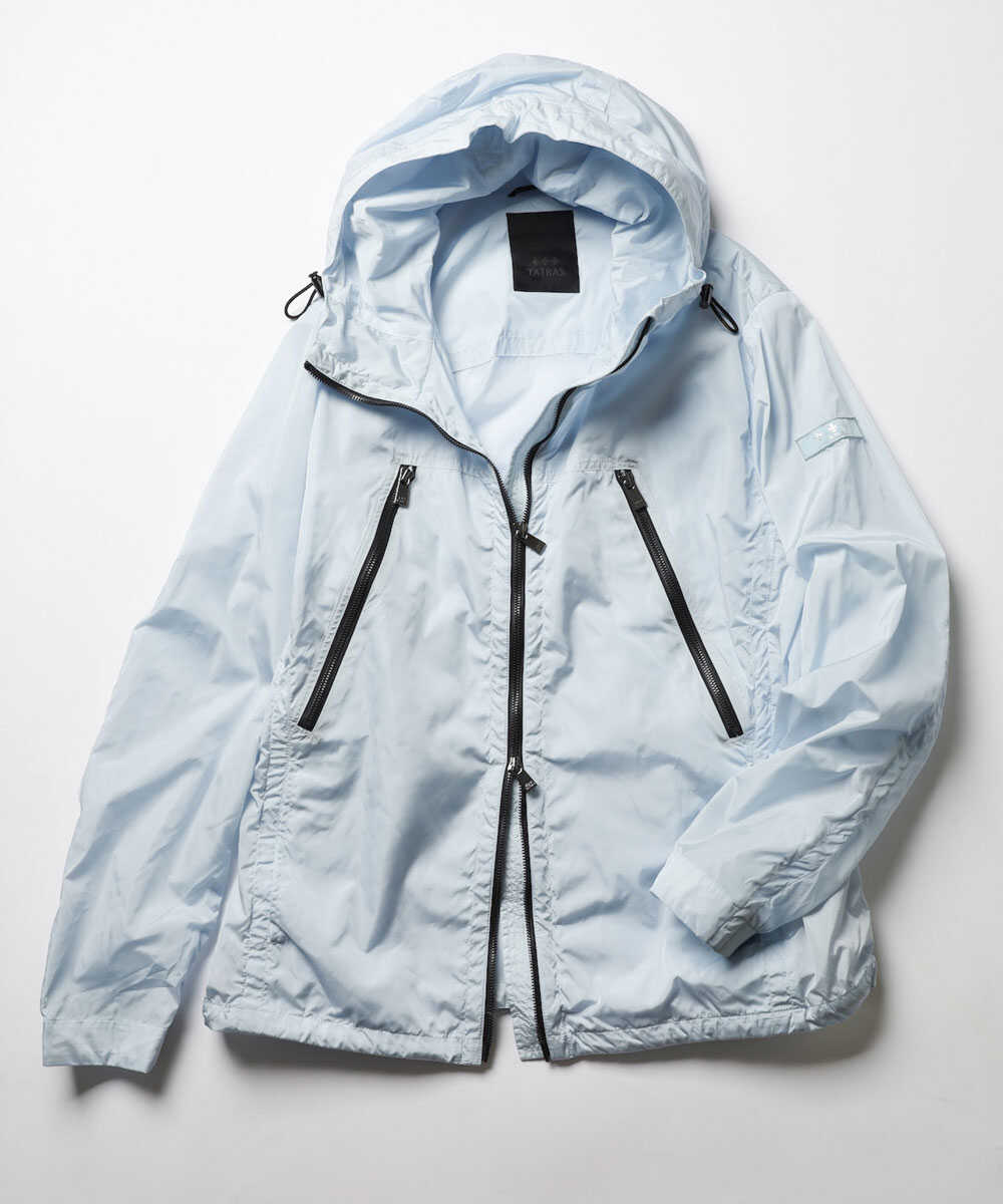 LULIO/ルーリオ フード付きジップアップブルゾン