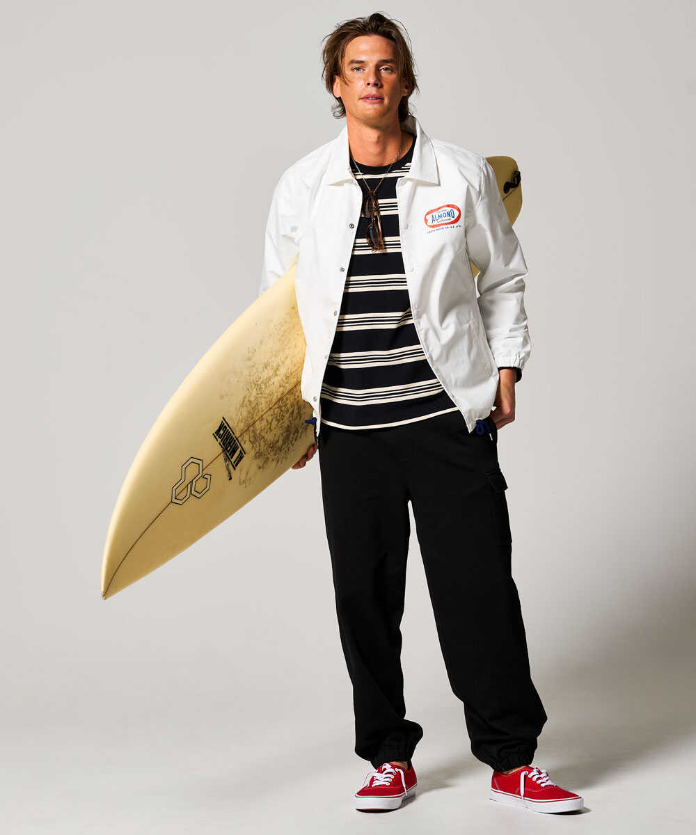 限定 ストレート スウェット カーゴパンツ