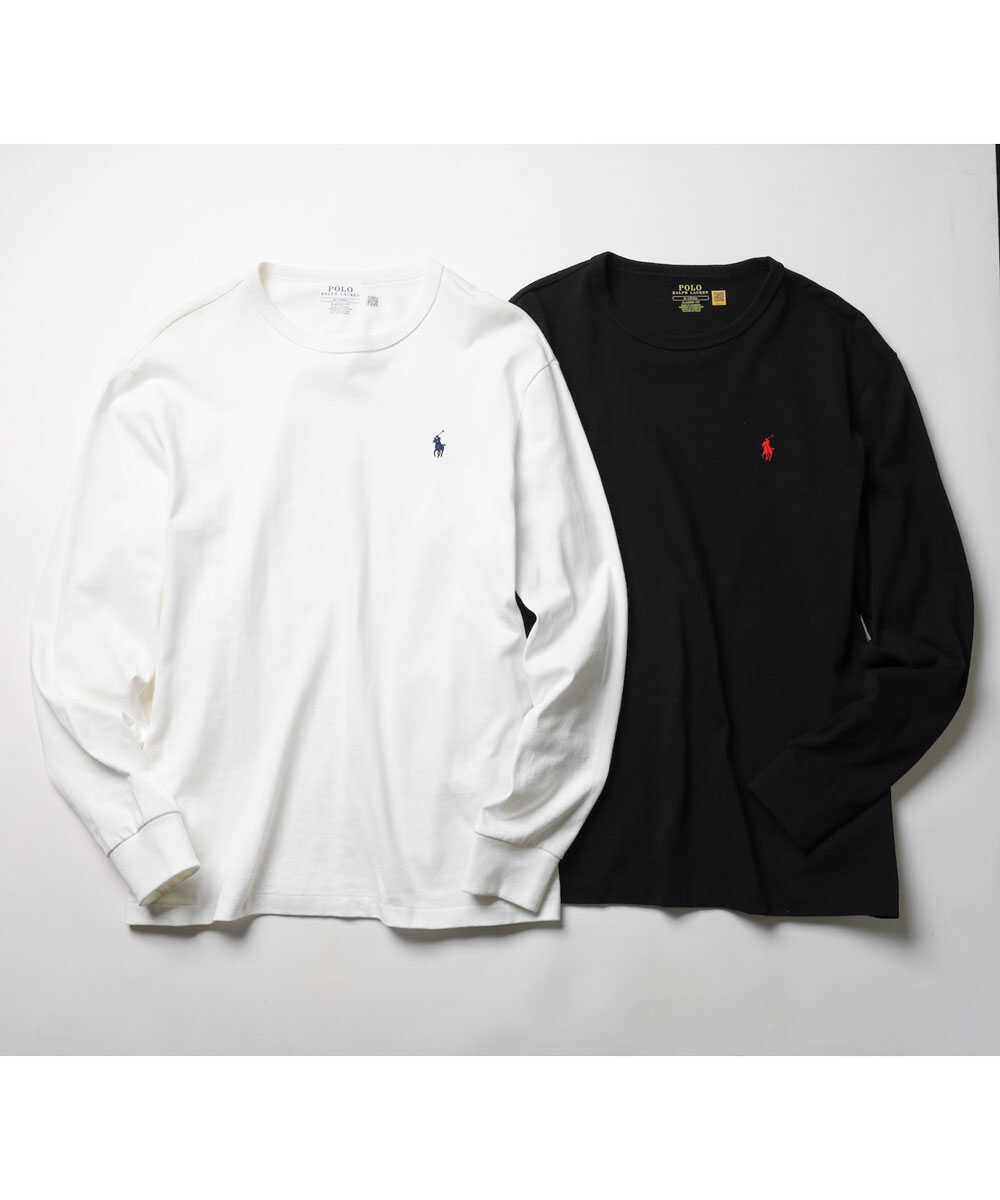 “ポロ ポニー”ロゴ刺繍 ヘビーウエイト ロンT