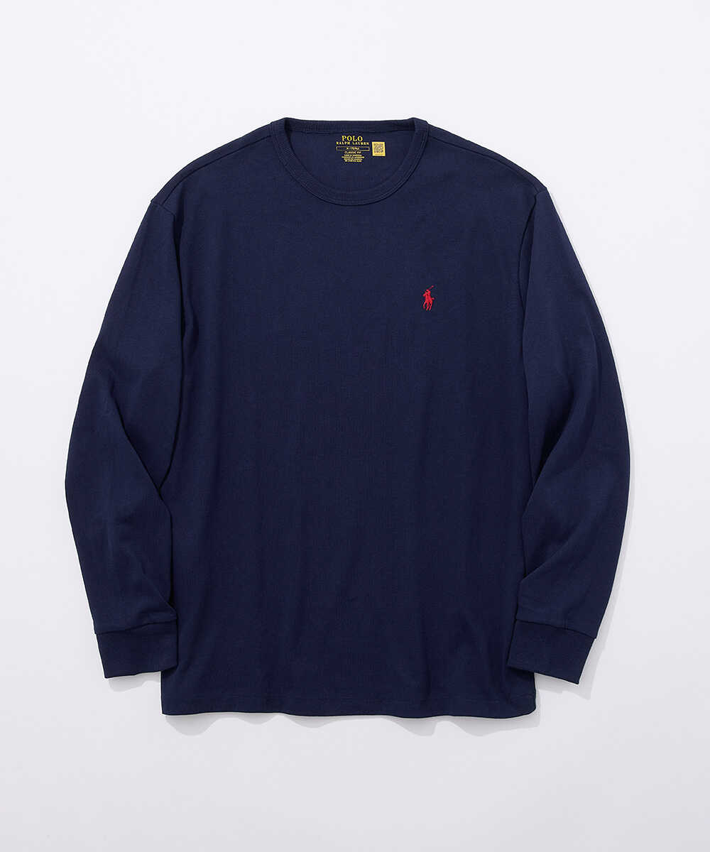 “ポロ ポニー”ロゴ刺繍 ヘビーウエイト ロンT