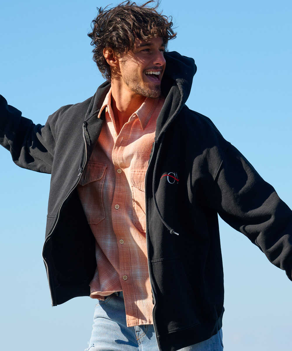 Pasadena/パサデナ 胸ロゴジップパーカ