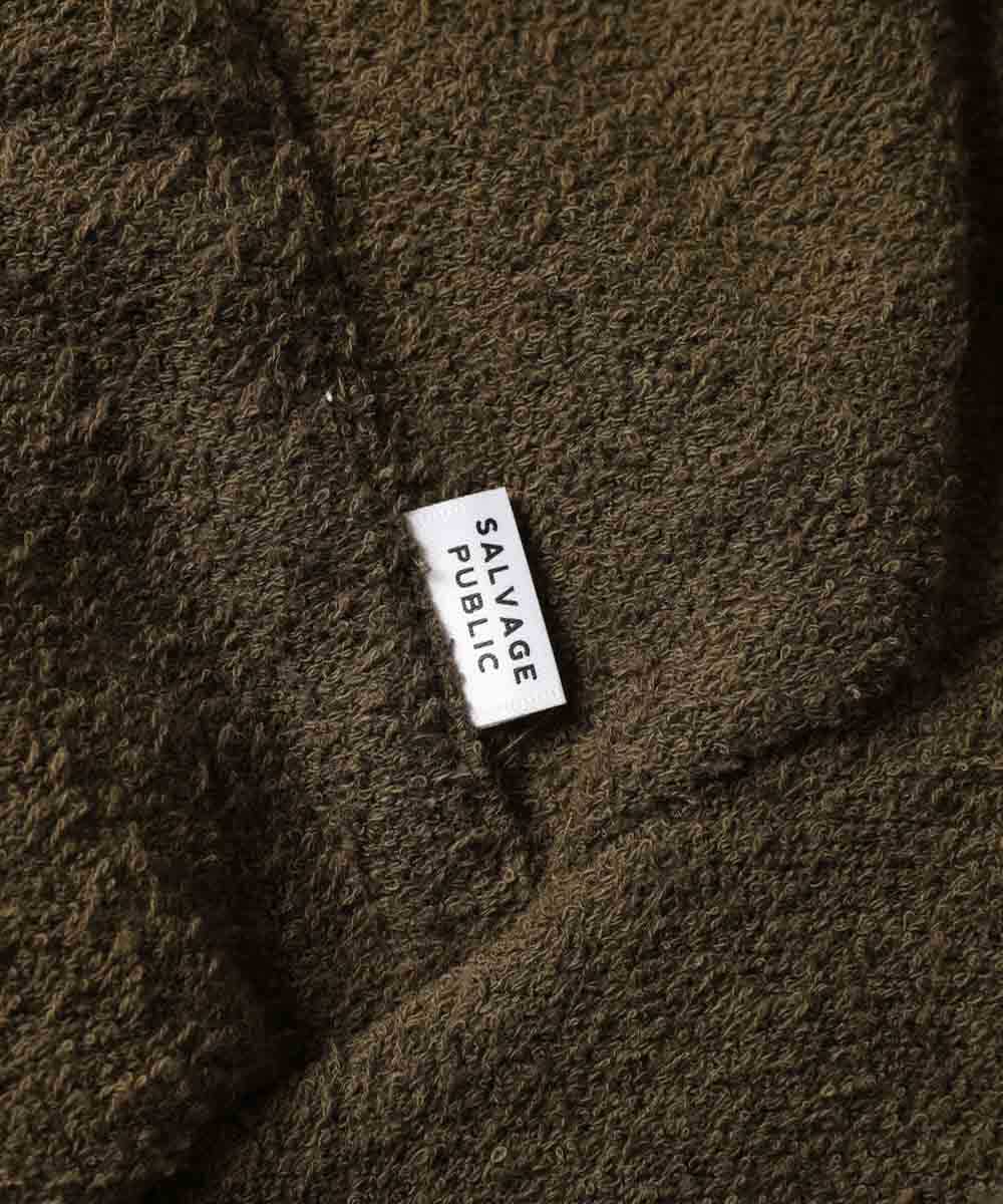 ビーチタオル パイルカーディガン