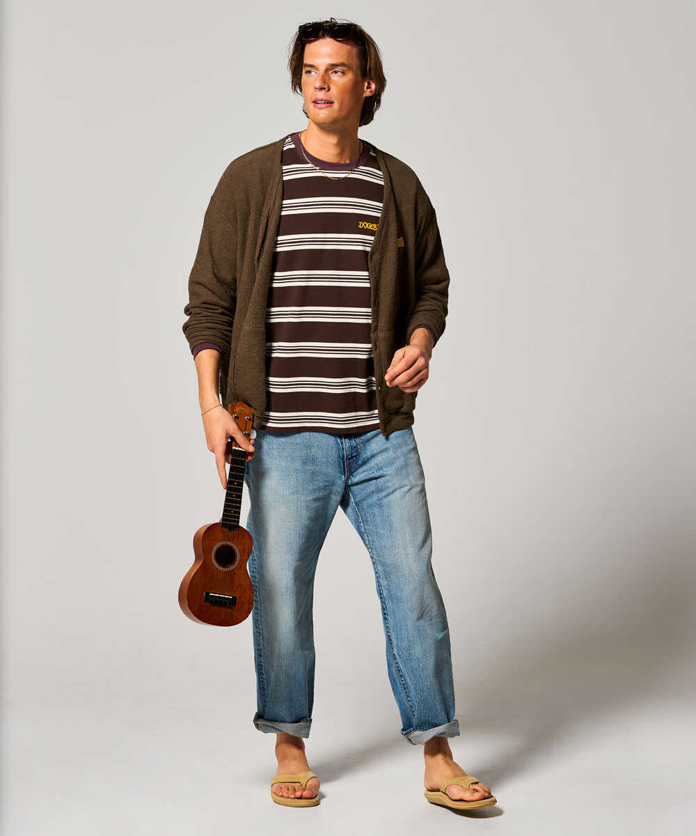 ビーチタオル パイルカーディガン