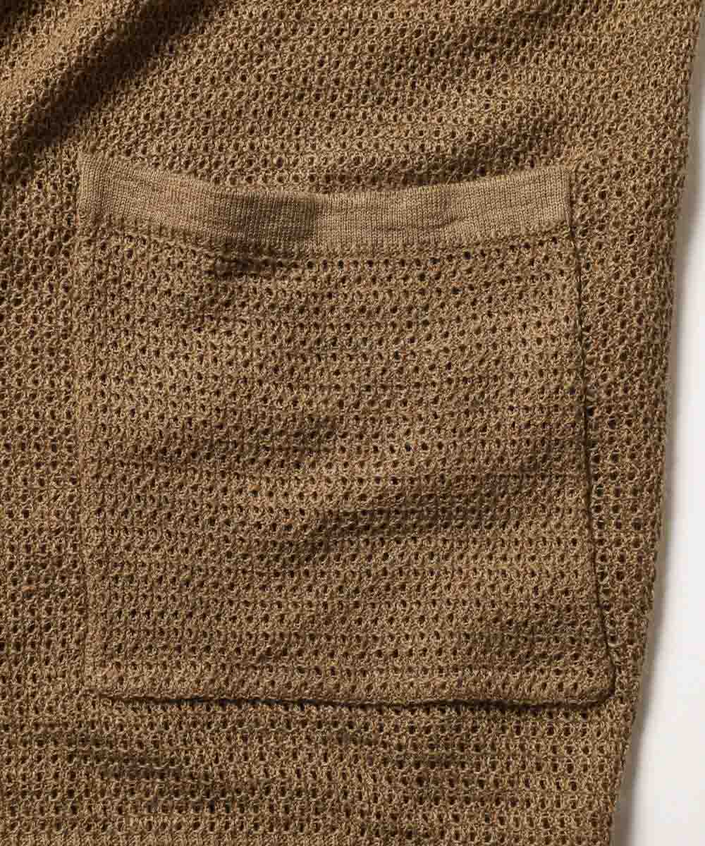 着流しリネンカーディガン