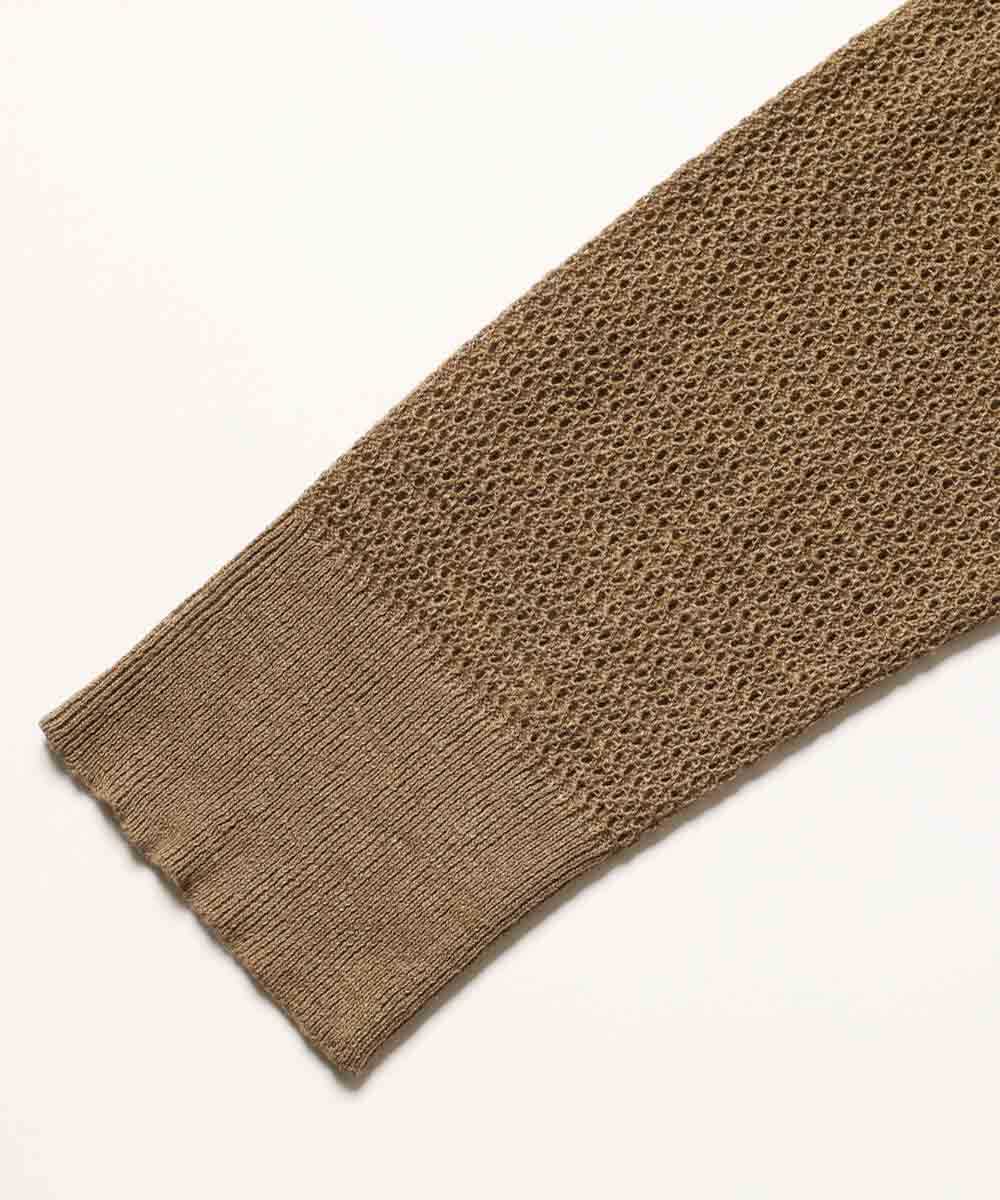 着流しリネンカーディガン