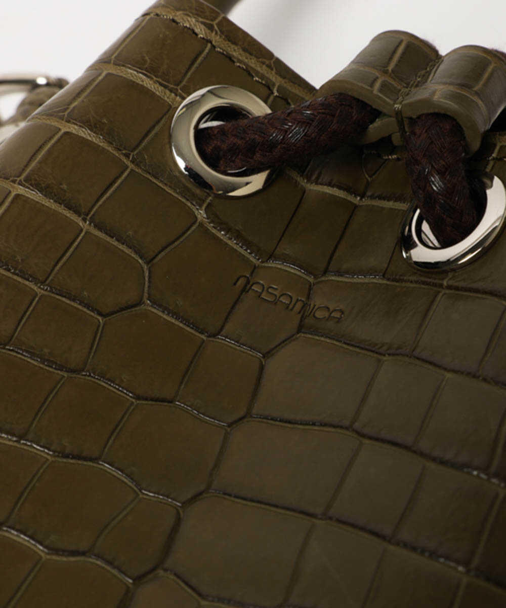 クロコ ドライビング巾着