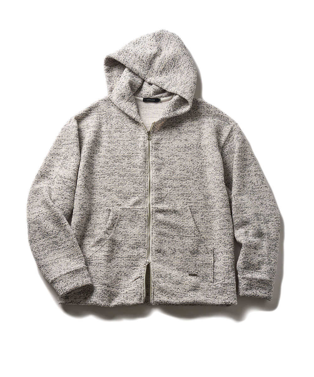別注 ニットツイードパーカ