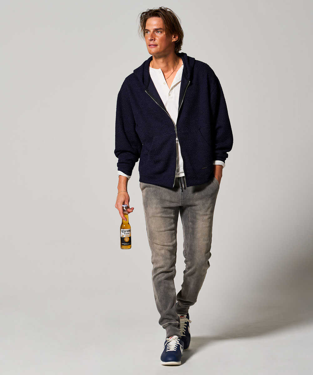 別注 ニットツイードパーカ