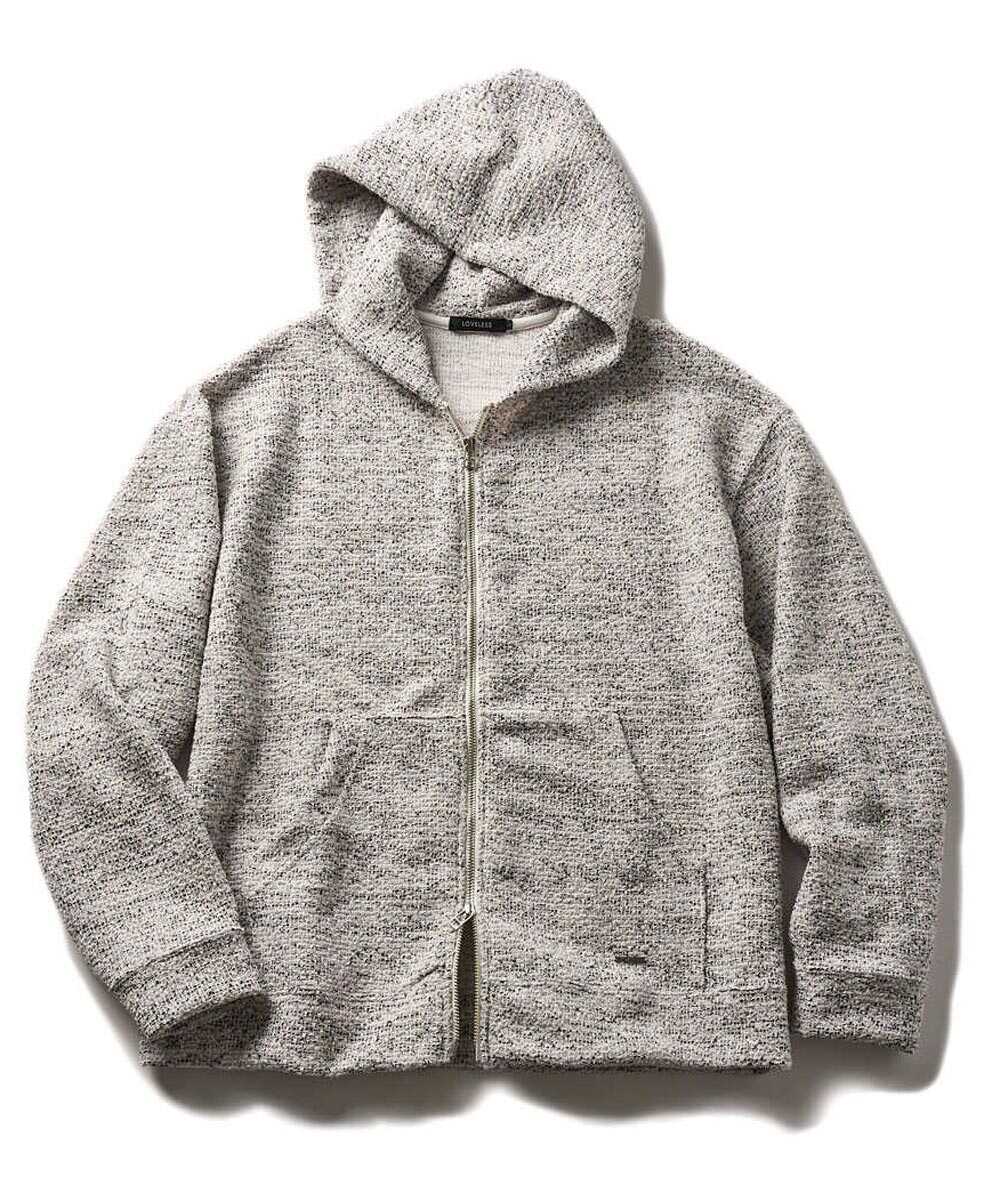 別注 ニットツイードパーカ