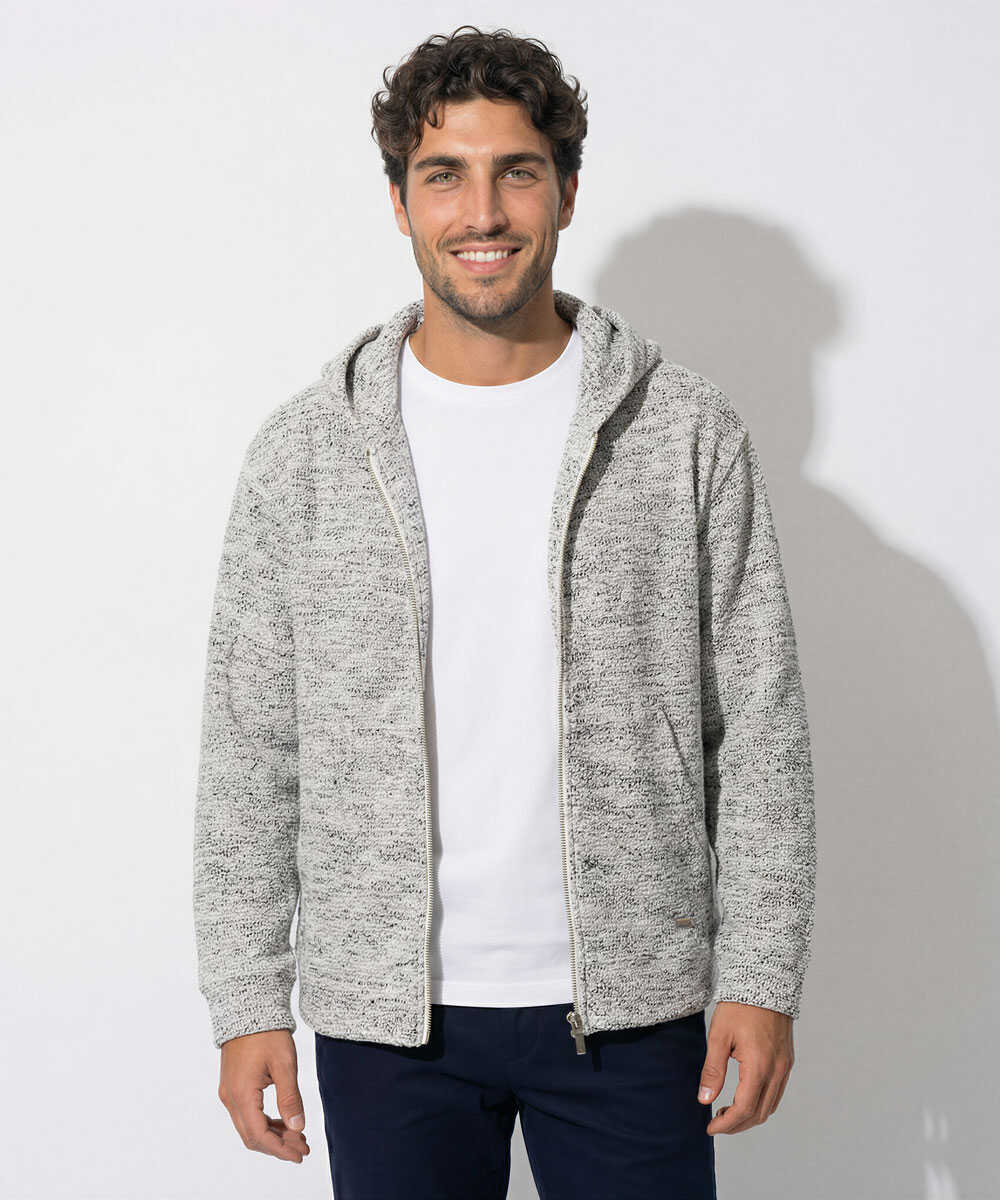 別注 ニットツイードパーカ