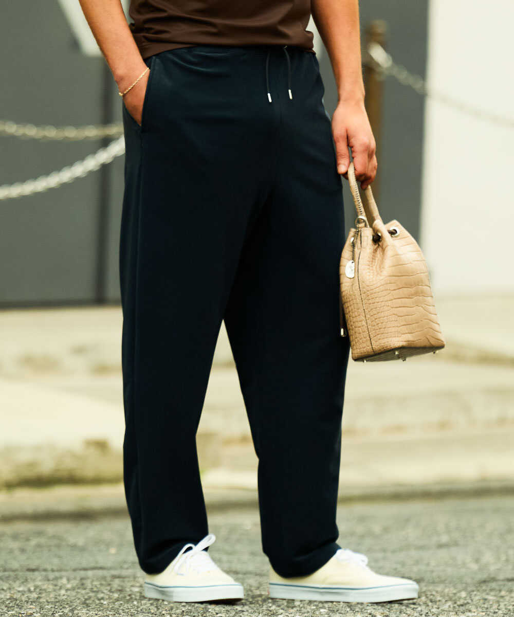 別注 コードピケ テイパードイージーパンツ