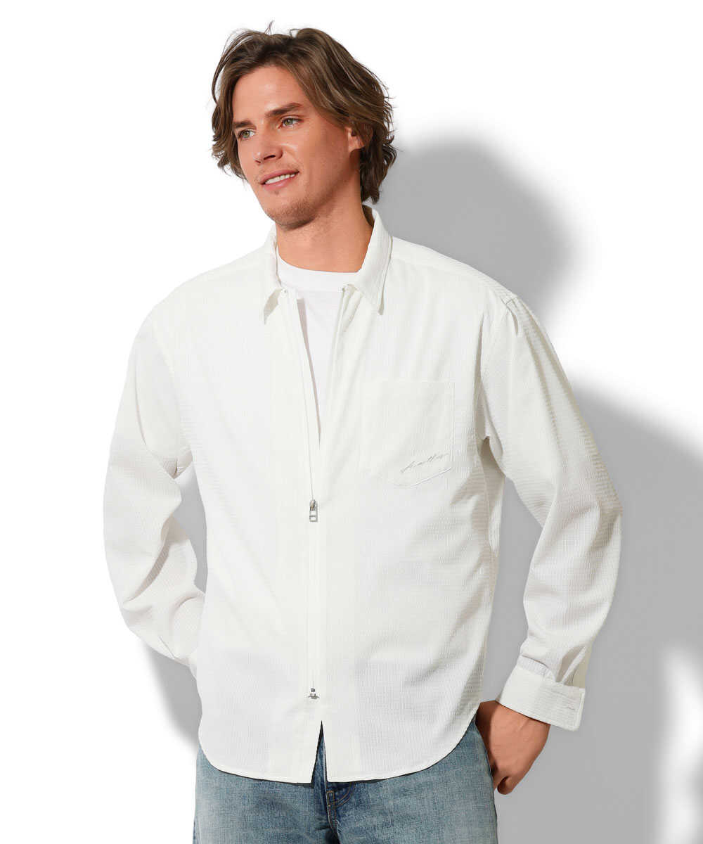 別注限定 ジップアップ シャツジャケット